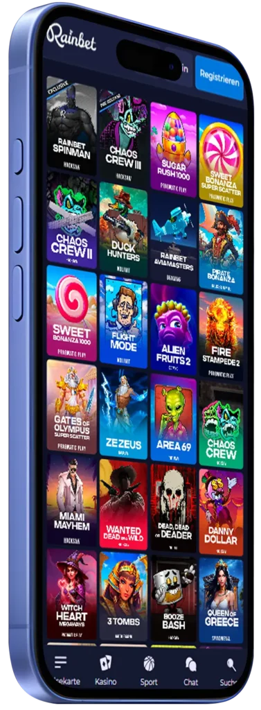 Spiele auf der mobilen App